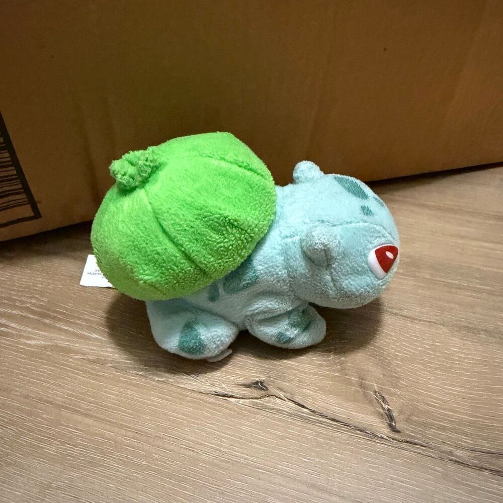 Vintage 90s Pokémon Bulbasaur Nintendo Plush Retro Y2K Kidcore Anime Desk Pal